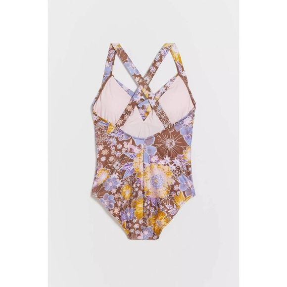 Alana Gunn Willandra Floral One Piece Swimsuit M - Picture 9 of 9